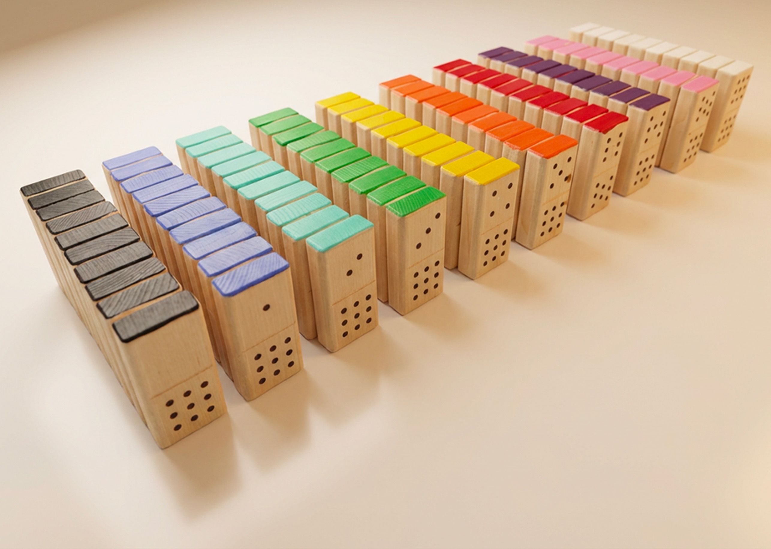 DeciBlocks met stippen als hoeveelheden