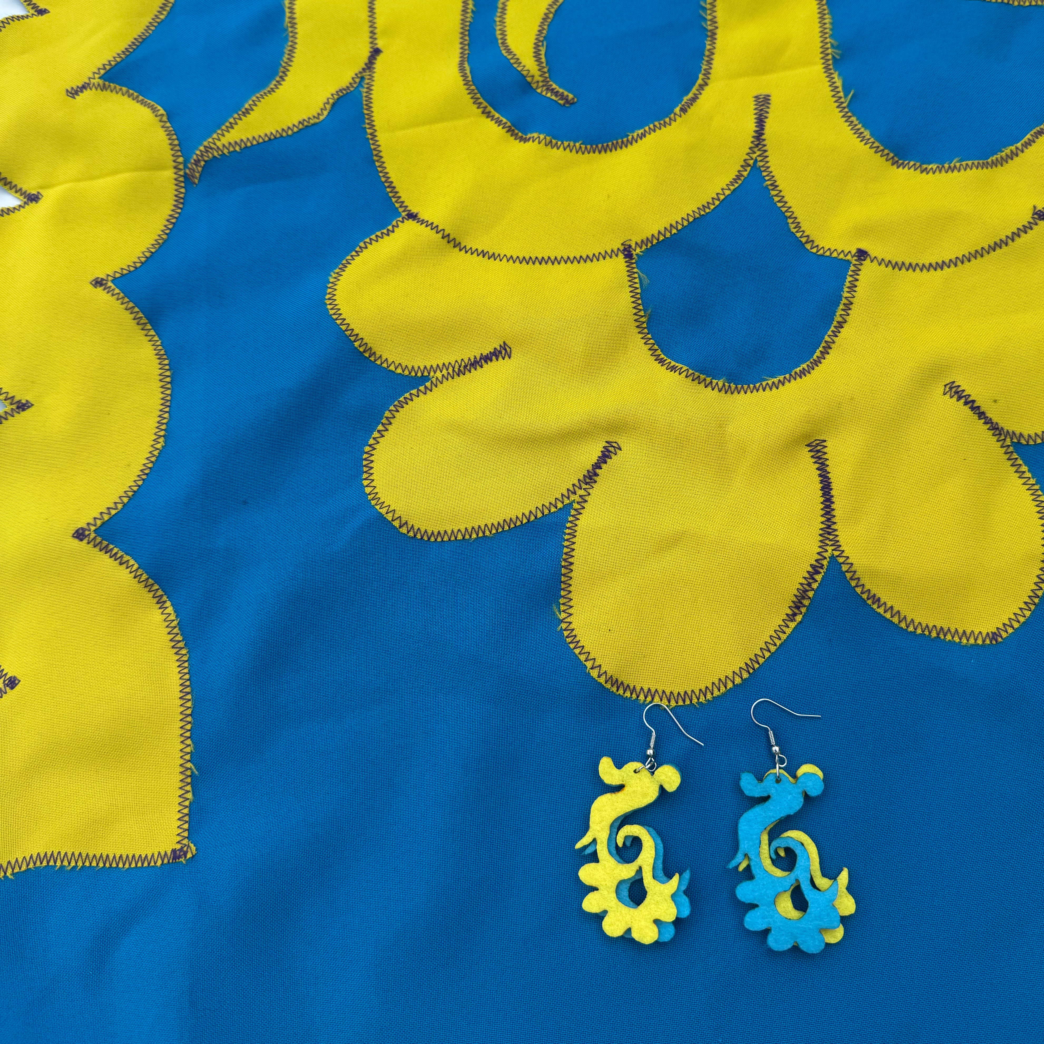 Koti Sani Pangi inspired jewelry with vivid color