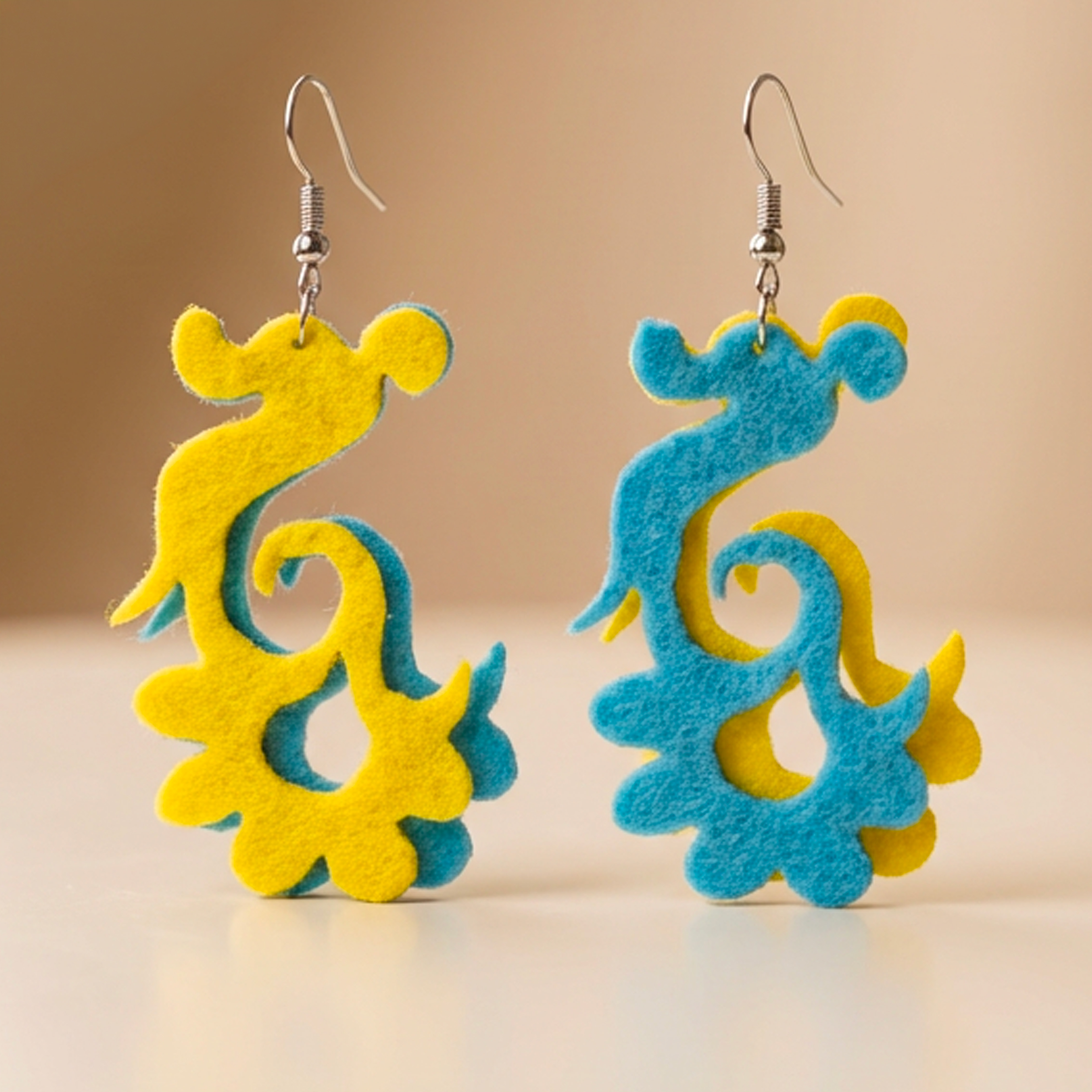 Pangi jewelry detail with layered colors